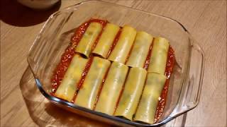 Cannelloni au poulet كانيلوني بالدجاج  طبق خفيف وجد لذيذ لا يفوتكم [upl. by Eveneg195]