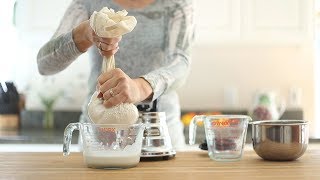 Homemade Almond Milk with Zero Waste [upl. by Horst614]