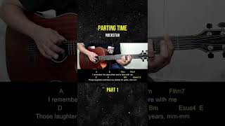 Parting Time  Rockstar  Guitar Tutorial [upl. by Azpurua]