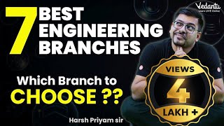 7 Best Engineering Branches  How to Choose the Best Engineering Branch   Vedantu JEE Made Ejee [upl. by Adyl]