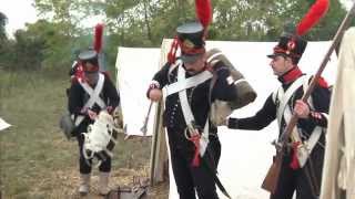 Reconstitution armée napoléonienne  Léquipement du soldat [upl. by Wooldridge831]