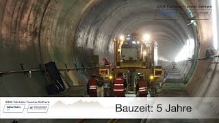 Projekt Exzellenz – Feste Fahrbahn im Gotthard Basistunnel [upl. by Janik]