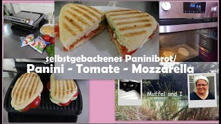 Panini mit TomateMozzarella gefüllte Panini aus dem Kontaktgrill [upl. by Platon]