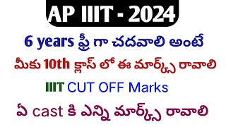 AP IIIT Full Details 2024 teluguap iiit cut off marks 2024iiit notification 202425ap iiitiiit [upl. by Levine]