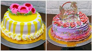 most satisfying cake compilation  amazing cake making  cake wala [upl. by Aivataj]