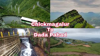 Chickmagalur To Dada Pahad  BB Hill Road Vlog Part1 Karnataka Beautiful Views [upl. by Neysa442]