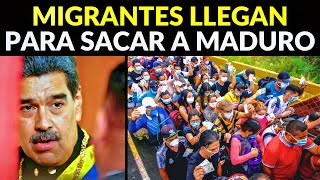 ¡MADURO CONTRA LAS CUERDAS Millones de migrantes vuelven a Venezuela para sacar al dictador [upl. by Nevet359]