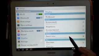 How To Change Font Style amp Size on Galaxy Note 101 using SURFACE PRO PEN [upl. by Rosenthal]