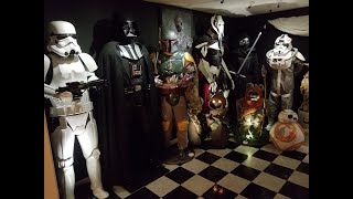 9 Year Olds Epic Star Wars Collection  28 Life Size Statues [upl. by Thalia]