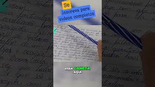 caligrafia caligraphy handwriting caneta writing shorts memes [upl. by Shellans454]