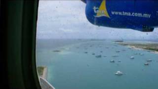 Seaplane from Malé to Vilu Reef Maldives [upl. by Cynthea]