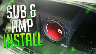 How to Install an Amp amp Subwoofer EASY 2024 [upl. by Domph708]