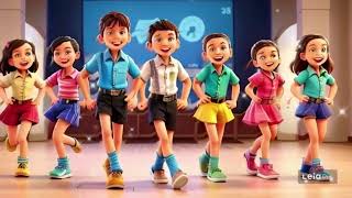 Hokey Pokey  Kids Dance Song  Childrens Songs [upl. by Robaina611]