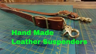 MAKING The BEST Suspenders In The WORLD  Leather ASMR [upl. by Alguire]