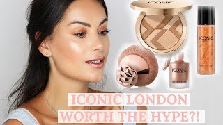 ICONIC LONDON GLOW PRODUCTS TESTED  NEW ILLUMINATING POWDER  Beautys Big Sister [upl. by Cornie]