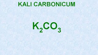 KALI CARBONICUM  ΑΝΤΙΜΕΤΩΠΙΣΗ ΟΞΕΩΝ ΚΑΤΑΣΤΑΣΕΩΝ ΜΕ ΟΜΟΙΟΠΑΘΗΤΙΚΗ [upl. by Levey270]