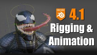 NEWS Blender 41 Rigging  Animation  Rigify [upl. by Relyat968]