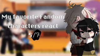 My Favorite Fandom character react 57 Genshin Impact [upl. by Yhtur783]