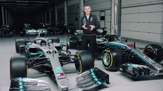 2019 vs 2018 Mercedes F1 Car Explained [upl. by Ysied137]