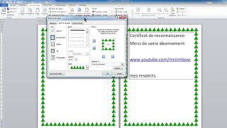 Comment décorer vos documents WORD avec des bordures de page en couleurs [upl. by Filemon]