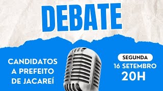 DEBATE  CANDIDATOS A PREFEITO DE JACAREÍ  COMISSÃO SOCIOPOLÍTICA  DIOCESE SJC [upl. by Nager316]