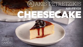 AirFryer Crustless Cheesecake  Akis Petretzikis [upl. by Labina]