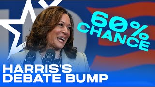 FiveThirtyEight Kamala Harris Receives BIG Debate BUMP [upl. by Odette]