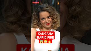 KANGANA RAPID FIRE😱😂 trendingshorts trending ytshorts shorts youtubeshorts youtube viral fun [upl. by Hindu]