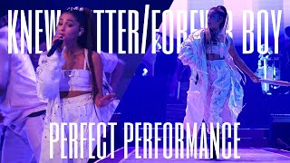 ariana grande  knew better pt2forever boy perfect performance teaser [upl. by Niasuh]