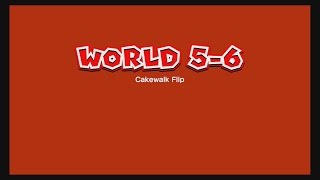 Super Mario 3D World 56 Cakewalk Flip 100 All 3 Stars Stamp and Gold Flagpole [upl. by Rebmaed]