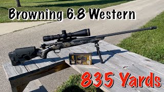 Browning 68 Western  Long Range Shooting [upl. by Namrehs]