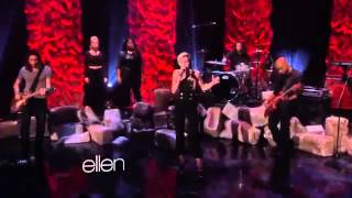 Miley Cyrus  Performs Wrecking Ball On The Ellen Show Live [upl. by Batchelor]