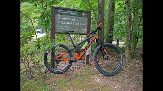 First Ride at Arrowhead Trails  Fayetteville WV Clovis Loop [upl. by Baptlsta338]