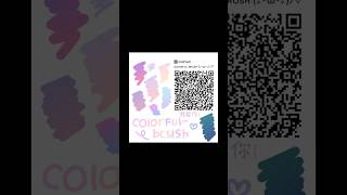 Ibis paint X brush Qr code D PT6  shorts short fyp foryou [upl. by Eiramnna]