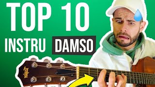 Les 10 instru rap de DAMSO INCONTOURNABLES pour DÉBUTANT en GUITARE Tuto Guitare [upl. by Oinotnaesoj]