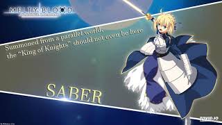 Melty Blood Type Lumina OST  Warming up Disaster Tomorrows Collapse  Sabers Theme [upl. by Rorie]