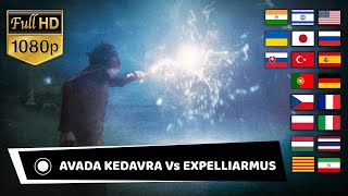 Voldemort AVADA KEDAVRA Vs EXPELLIARMUS in Different Languages [upl. by Perloff]