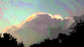 pileus iridescent cloud in Ethiopia [upl. by Suirtemed]