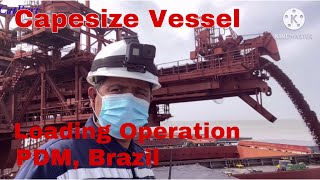 Capesize Vessel Loading Operation [upl. by Arakat]