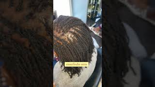 Sisterlocks retieretightening sisterlockextensions haircare locs freeformdreadlocks hair [upl. by Yrret]