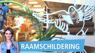 Maak je eigen raamschildering  DIY [upl. by Kip]