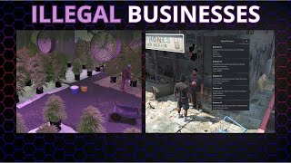 QBESX FIVEM ILLEGAL BUSINESSES SCRIPT  PREVIEW  PAID [upl. by Wiburg673]