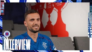 TRAILER  INTERVIEW  Nedim Bajrami signs with Rangers  31 Aug 2024 [upl. by Ylahtan]