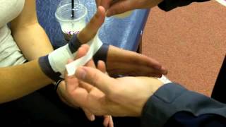 Thumb Hyperextension Taping [upl. by Malinin]