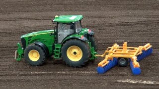 Fantastic RC Tractors in action Nice detailed Siku Control models at work [upl. by Mcconaghy]