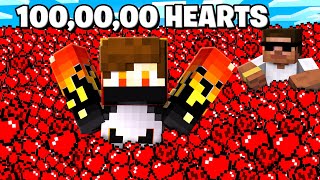 Dash Has 10000000 HEARTS In MINECRAFT [upl. by Donella326]