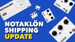 NOTAKLÖN Shipping Update [upl. by Anid]