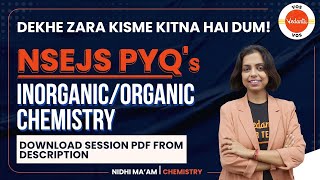 NSEJS PYQS INORGANICORGANIC CHEMISTRY  NSEJS 2022 Chemistry  Nidhi Prashar  VOS [upl. by Adnotal]