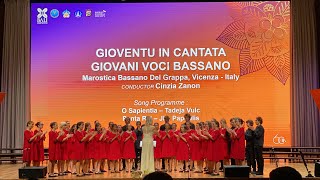 O Sapienta  Tadeja Vulc  Gioventu In Cantata  Giovani Voci Bassano  Vicenza Italy [upl. by Shaff484]