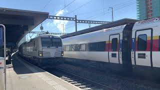 railCare Siemens Vectron 476 453 mit Güterzug in Zürich Oerlikon [upl. by Esirahc407]